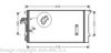 AVA QUALITY COOLING VW5244 Condenser, air conditioning